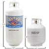 Flame King YSN Imports LP Cylinder,#40DOT OPD view 4