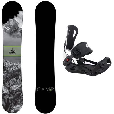Package-Camp Seven Valdez Snowboard 153 cm-System MTN Binding Large