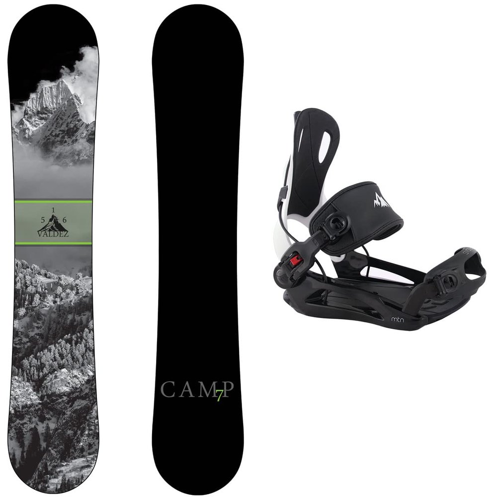 Package-Camp Seven Valdez Snowboard 153 cm-System MTN Binding Large
