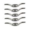AB Tools Rope Cleat 2-1/2" Stainless Steel Marine Grade 5 Pack 316 Boat Washing Line DK77 view 1