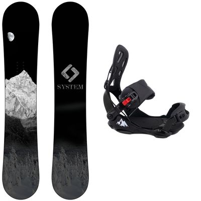 Package-System MTN CRCX 2018 Snowboard-158 cm Wide-System LTX Binding Large