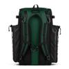 Boombah Superpack Bat Pack -Backpack Version (no wheels) - Holds up to 4 Bats - Black/Dark Green - For Baseball or Softball view 2