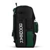 Boombah Superpack Bat Pack -Backpack Version (no wheels) - Holds up to 4 Bats - Black/Dark Green - For Baseball or Softball view 3