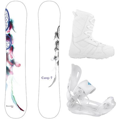 Package-Camp Seven Dreamcatcher Snowboard 139 cm-System Lux Bindings-Siren Lux Women's Snowboard Boots-9