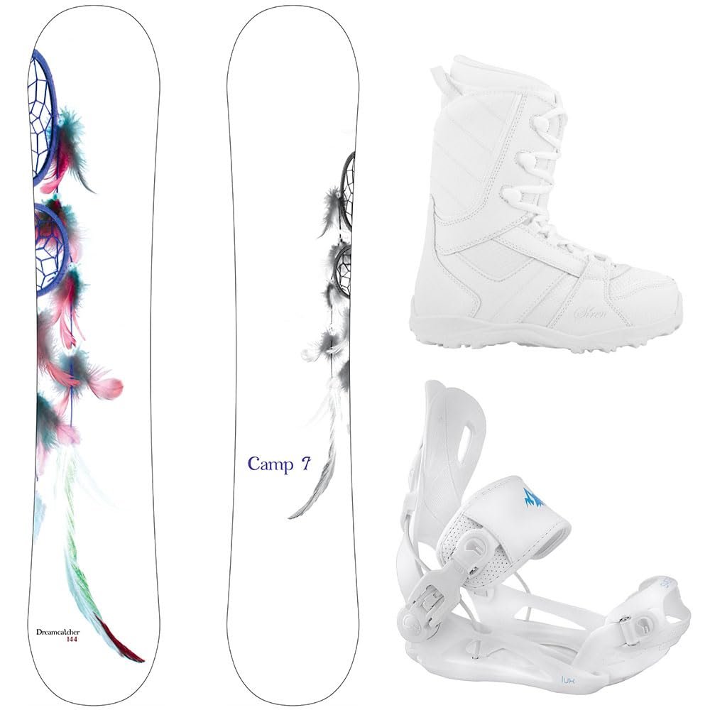 Package-Camp Seven Dreamcatcher Snowboard 150 cm-System Lux Bindings-Siren Lux Women's Snowboard Boots-10