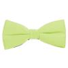 K. Alexander Solid Pear Green Bow Tie Men's Satin Pre-tied Formal Tuxedo Bow with Adjustable Band view 1