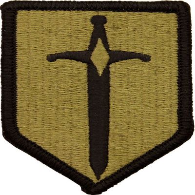 1st Maneuver Enhancement Brigade Scorpion/OCP Patch W/ Hook Fastener