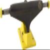 Boardparadise Industrial IV 5.25 BLK/YEL W/YEL Logo Trucks Set view 1