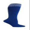 Blue Striped Youth Football Soccer Sport Knee High Socks(1 Pair), Whtie, Large view 1