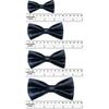 Classic Party Formal Tuxedo Suits Baby Boy Kid Men Satin Colors Bow Tie SM-XL (Extra Large (Adult), Navy) view 3