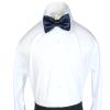 Classic Party Formal Tuxedo Suits Baby Boy Kid Men Satin Colors Bow Tie SM-XL (Extra Large (Adult), Navy) view 4