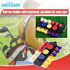 1Pcs Outdoor Golf Tee Holder Carrier 12 Wooden Golf Ball Tees+3 Ball Markers+Keychain view 4