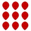 3 Sets of Ruthless R4X (Standard/Slim/Pear/Kite) Dart Flights Plus 3 Sets of Black Nylon Dart Flight Protectors (Red Pear) view 2