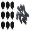 3 Sets of Ruthless R4X (Standard/Slim/Pear/Kite) Dart Flights Plus 3 Sets of Black Nylon Dart Flight Protectors (Black Standard) view 1
