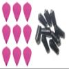 3 Sets of Ruthless R4X (Standard/Slim/Pear/Kite) Dart Flights Plus 3 Sets of Black Nylon Dart Flight Protectors (Fluro Pink Kite) view 1