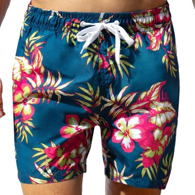 Kanu Surf Men's Monaco Swim Trunks (Regular & Extended Sizes), Grenada Denim Blue, Large