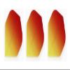 Retreiver 3 Sets of Vignette Transparent Standard Dart Flights Plus 3 Sets of Black Nylon Dart Flight Protectors (Orange Fad) view 3