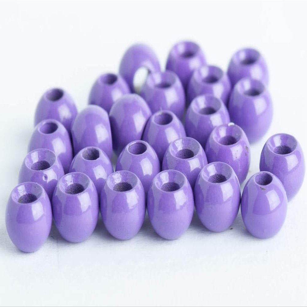 Blue Wing Olive Tungsten Beads for Fly Tying - 100 Pack (Purple, 2.8 mm (7/64))