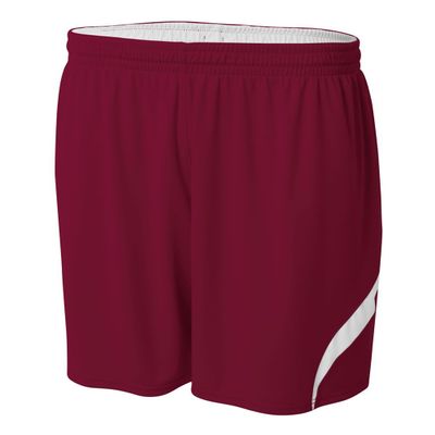 A4 Sportswear Maroon/White Adult XL Reversible Shorts