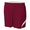 A4 Sportswear Maroon/White Adult XL Reversible Shorts view 1