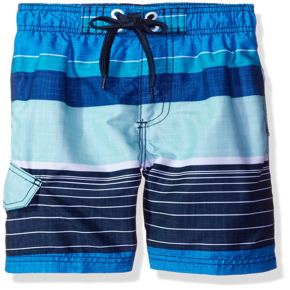 Kanu Surf Little Boys Viper Quick Dry Beach Swim Trunk, Viper Navy, Medium (5/6)