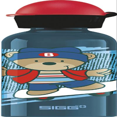 Sigg - Kids Water Bottle - KBT - Made in Switzerland - Leakproof - Lightweight - BPA Free - School & Sports - 14 Oz