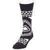 STROLLEGANT Tapestry Men Crew Casual Cotton Socks 1 Pairs (Black), Sock Size 10-13 view 1