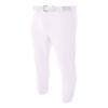 A4 Sportswear Youth Medium White Elastic Bottom Baseball Pants view 1