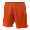 Adult 2XL Athletic Orange 9" Poly Mesh Moisture Wicking Athletic Shorts view 1