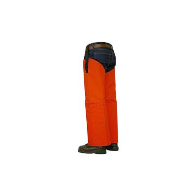 Snake Chapz" Snake Bite Protection Full Size Leggings (Blaze Orange, Regular Stocky)