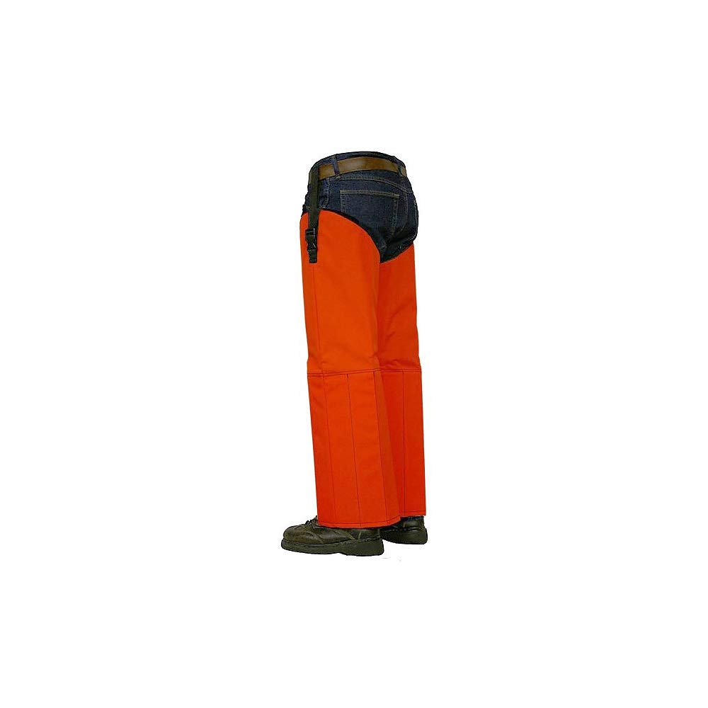 Snake Chapz" Snake Bite Protection Full Size Leggings (Blaze Orange, Regular Stocky)