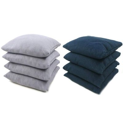 Get Outside Games 8 Classic Series Cornhole Bags All Weather/Weather Resistant (Gray & Blue Navy)