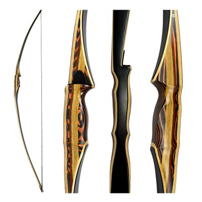 Southwest Archery Scorpion Traditional Hunting Long Bow 68 Longbow Right & Left Hand Draw Weights in 25-60 lbs USA Based Company Perfect for Beginner to Intermediate 1 Year Warranty