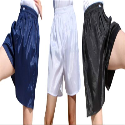 Full Funk Thai Silk Boxer Shorts - Value Pack - 3 pcs - Mixed Colours, L-XL, Black - White - Dark Blue