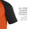 Augusta Sportswear Youth Wicking Short Sleeve Baseball Jersey Orange/Black S view 3