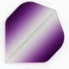 Retreiver 3 Sets of Vignette Transparent Standard Dart Flights Plus 3 Sets of Black Nylon Dart Flight Protectors (Purple Vertical) view 4