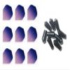 Retreiver 3 Sets of Vignette Transparent Standard Dart Flights Plus 3 Sets of Black Nylon Dart Flight Protectors (Purple Fade) view 1