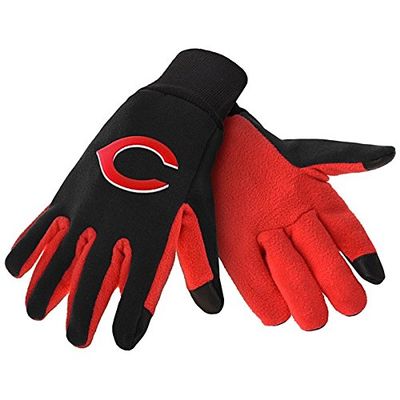 FOCO Cincinnati Reds Color Texting Gloves