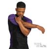 Sanabul Essential Short Sleeve Rash Guard MMA BJJ Wrestling Grappling Jiu Jitsu - Purple, XX-Large view 2