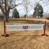 Platinum Jumps Ladder Gate Center V Design 10ft - 18 Inch Purple view 1