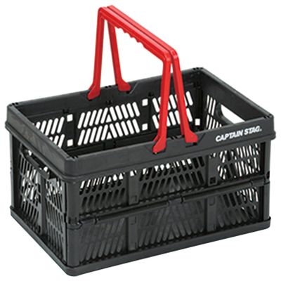 Captain Stagg (CAPTAIN STAG) Folding containers Folding Handy Container L Size Black UL-1013