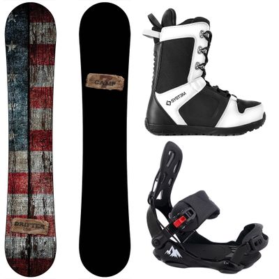 Package-Camp Seven Drifter CRCX 2018 Snowboard-163 cm Wide-System LTX Binding Large-System 2018 APX Snowboard Boots-10