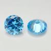 100PCS Size 2.25mm 5A Round Machine Cut Milddle Aquamarine Color Cubic Zirconia Stone SeaBlue Loose CZ Stones (2.25mm 100pcs) view 4