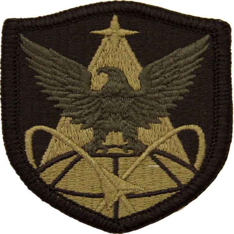 1st Space Brigade Scorpion/OCP Patch with Hook FastenerQ