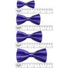Classic Party Formal Tuxedo Suits Baby Boy Kid Men Satin Colors Bow Tie SM-XL (Small (New Born - 4 Years), Purple) view 3