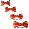 Classic Party Formal Tuxedo Suits Baby Boy Kid Men Satin Colors Bow Tie SM-XL (Extra Large (Adult), Orange) view 2