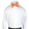 Classic Party Formal Tuxedo Suits Baby Boy Kid Men Satin Colors Bow Tie SM-XL (Extra Large (Adult), Orange) view 4