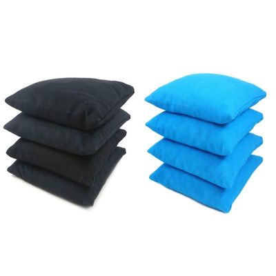 Get Outside Games 8 Classic Series Cornhole Bags All Weather/Weather Resistant (Black & Turquoise)