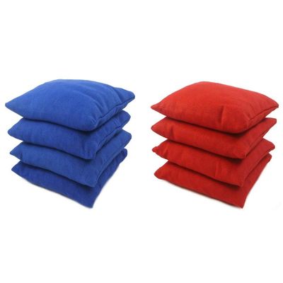 Get Outside Games 8 Classic Series Cornhole Bags  All Weather/Weather Resistant (Royal Blue & Red)