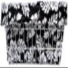 Cruiser Candy Large Bike Basket Liner, Adult Trike Bicycle Basket Liner, Rear Extra Large Trike Only Basket Liner (Black Hibiscus, Extra Large 23x17x11) view 1